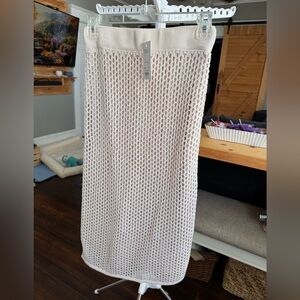 Women’s Nine West NWT midi crochet skirt size XS